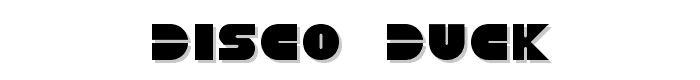 Disco Duck font